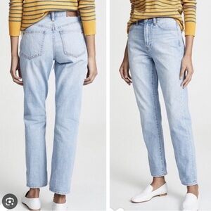 Madewell Perfect Summer Jean Fitzgerald Wash 100% Cotton